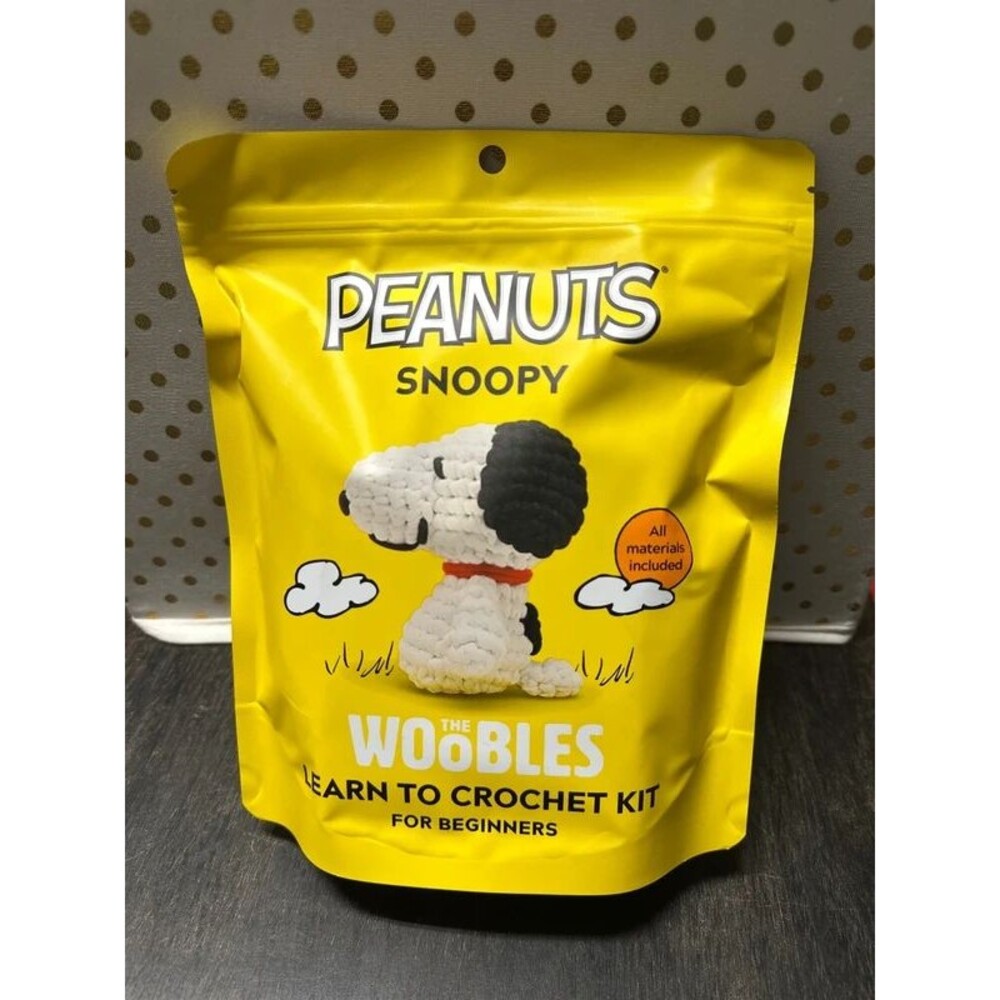The Woobles Peanuts Snoopy Learn to Crochet Kit for Beginners